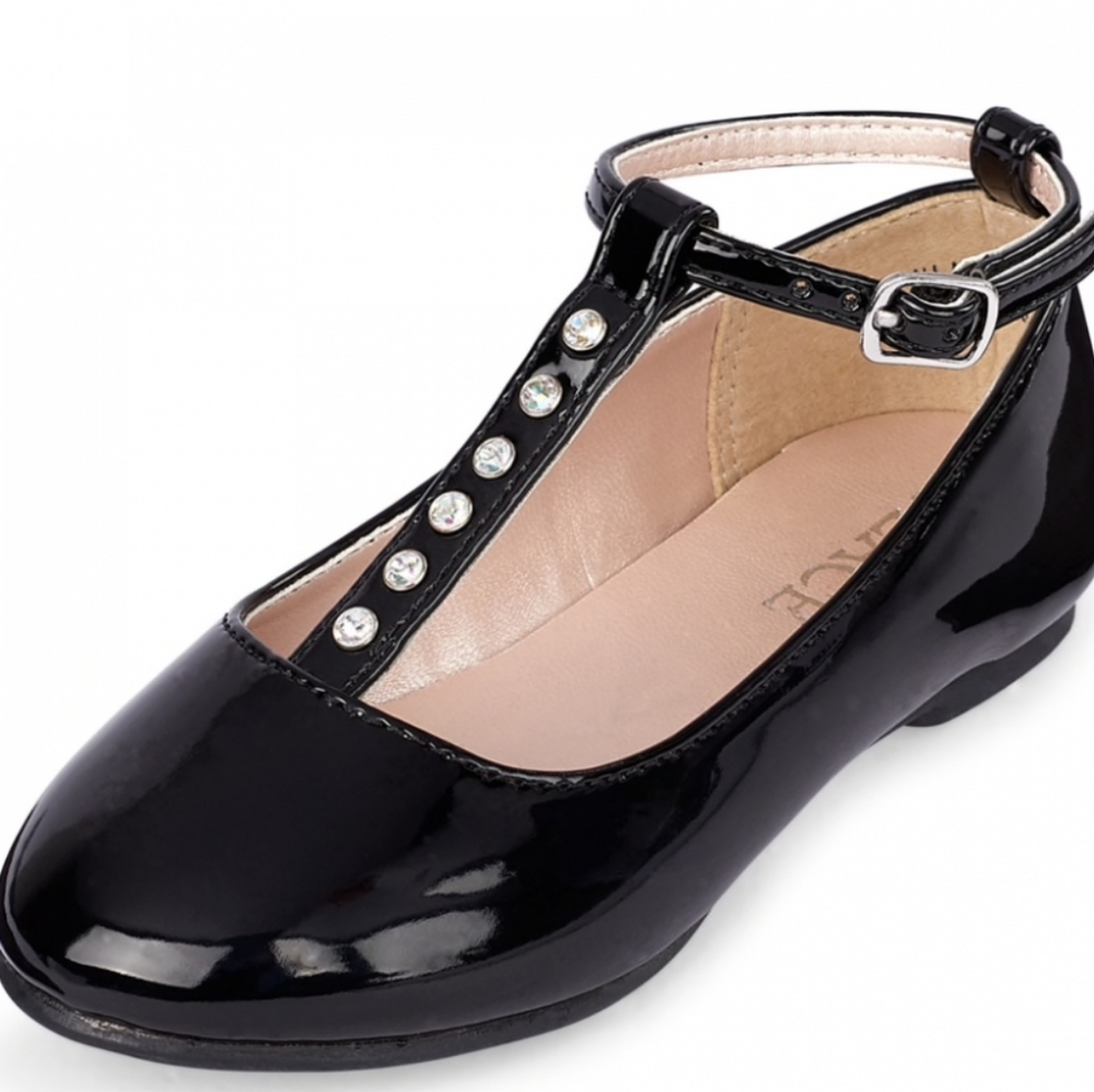 CHILDREN'S PLACE Patent t-Strap Ballet Shoes